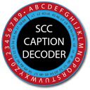 SCC Caption Decoder logo